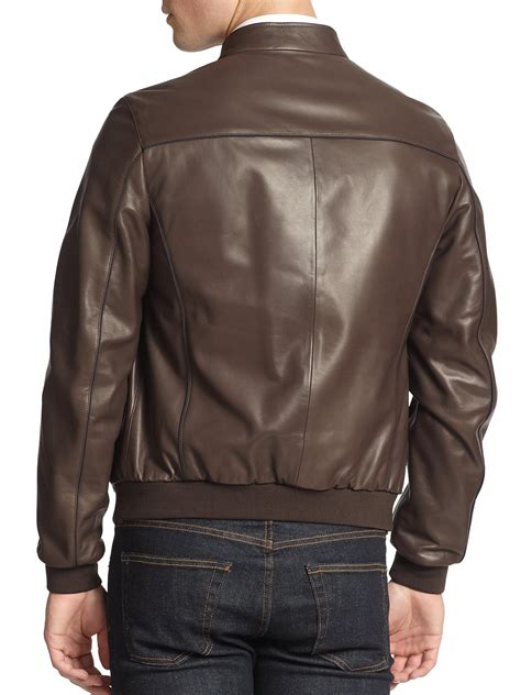 ferragamo leather jacket.